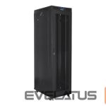Serveriai Lanberg  Rack cabinet 19" free-standing 47U/800x1000 (flat pack) with mesh door lCD V2, black | 