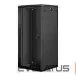 Serveriai Lanberg  Rack cabinet 19" wall-mount 27U/600x600 (flat pack) V2, black | 