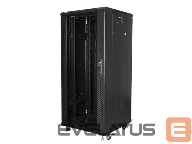 Kitos prekės Lanberg | Rack cabinet 19" free-standing 27U/600x600 (flat pack) | FF01-6627-12B | Black