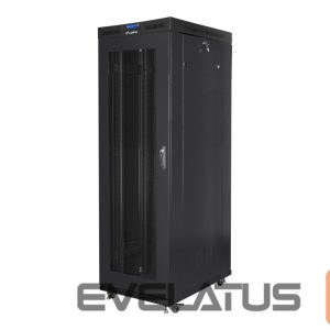 Kitos prekės Lanberg  | Rack cabinet 19" free-standing 37U/800x1000 (flat pack) with glass door lCD V2 | FF01-8037-23BL | Black 
