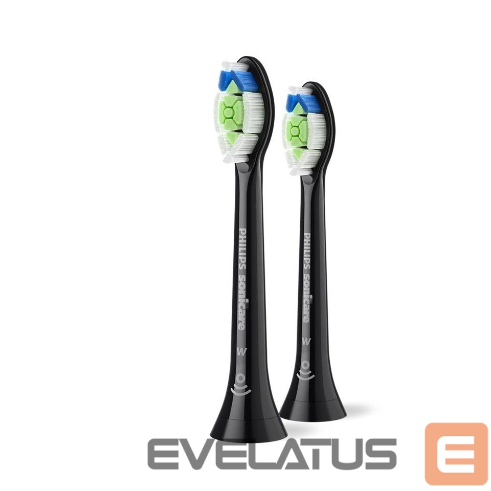 Dantų šepetėlis Philips Replacement brush heads | HX6062/88 Sonicare Optimal White | Heads | For adults | Number of brush heads included 2 | Black