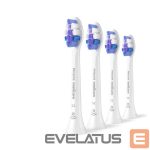 Dantų šepetėlis Philips  Replacement brush heads | HX6054/87 Sonicare Sensitive | Heads | For adults | Number of brush heads included 4 | White 