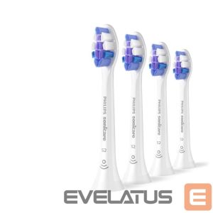 Dantų šepetėlis Philips  Replacement brush heads | HX6054/87 Sonicare Sensitive | Heads | For adults | Number of brush heads included 4 | White 