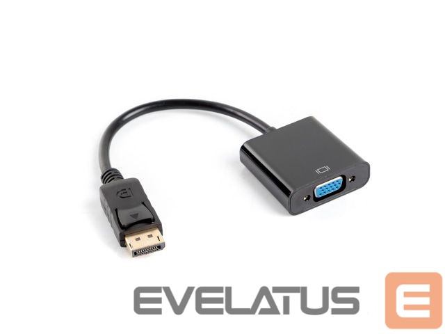 Įkroviklis Lanberg Adapter Cable DisplayPort to VGA, 20 cm | AD-0002-BK