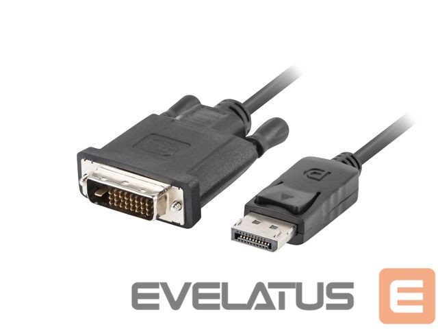 Monitoriaus priedas Lanberg Cable | CA-DPDV-10CU-0018-BK | DisplayPort to DVI-D | 1.8 m
