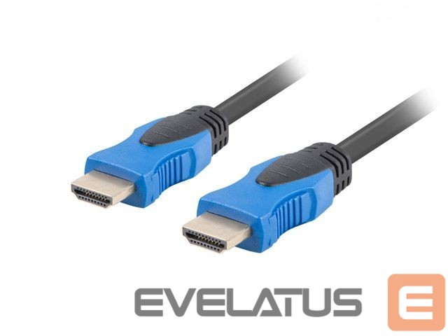Monitoriaus priedas Lanberg HDMI M/M V2.0 Cable 4K CU | CA-HDMI-20CU-0100-BK | HDMI to HDMI | 10 m