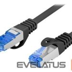 Monitoriaus priedas Lanberg  Patchcord Cat.6A S/FTP LSZH CCA | PCF6A-10CC-0200-BK | 2 m 