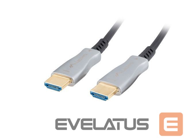 Monitoriaus priedas Lanberg CA-HDMI-20FB-1000-BK | HDMI to HDMI | 100 m