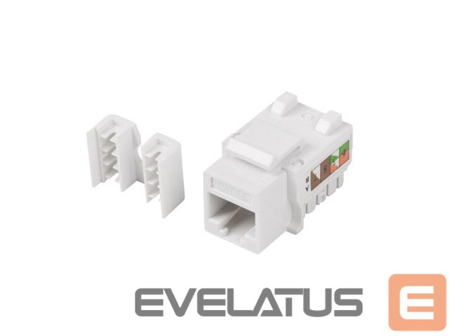 Adapteris Lanberg | Keystone Module RJ45 to LSA CAT.5E, UTP | KSU5-1090 | White