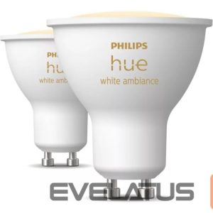 LED lemputė Philips Hue  Smart Spotlight, 2 pcs pack | GU10 | 4.2 W | Warm to cool white light 