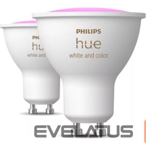 LED lemputė Philips Hue  Smart Spotlight, 2pcs pack | GU10 | 4.2 W | Warm to cool white and color 