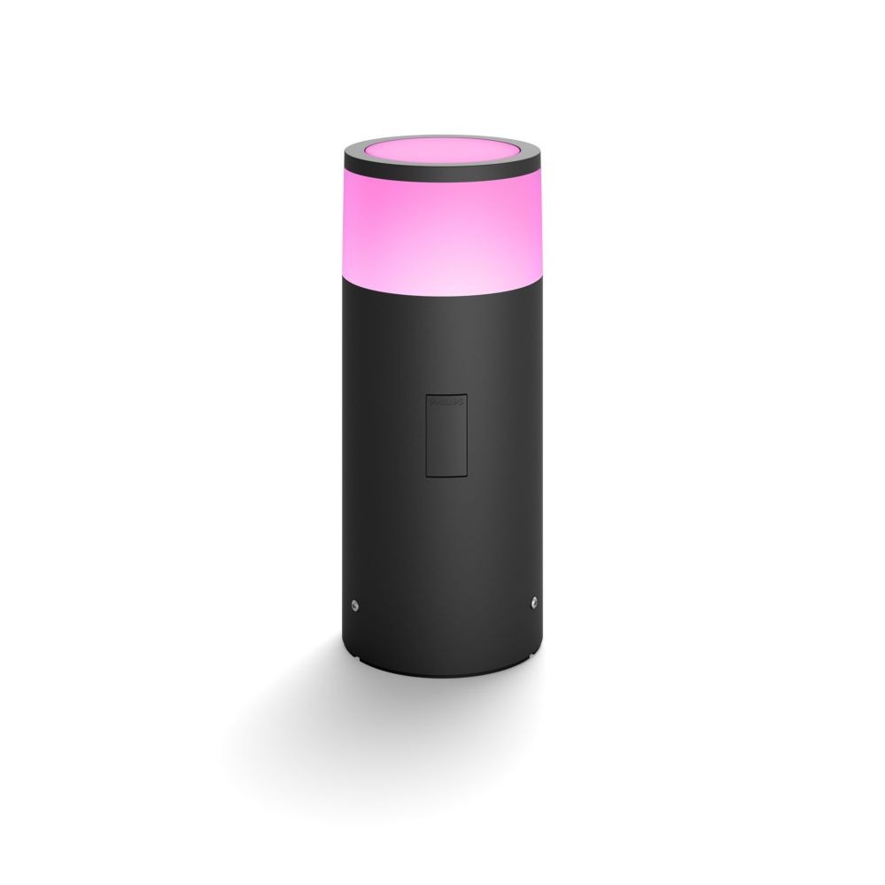 Stalinė lempa Philips Hue WCA Calla Outdoor Bollard, Black | 8 W | 2000-6500 Hue White Colour Ambiance
