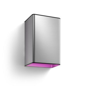 Stalinė lempa Philips Hue  WCA Resonate Outdoor Wall Lantern, Inox | 8 W | 2000-6500 Hue White Colour Ambiance 