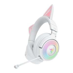 Belaidės ausinės Razer  Headset | Kraken Kitty V3 Pro | Bluetooth | Over-ear | Microphone | Wireless | White 