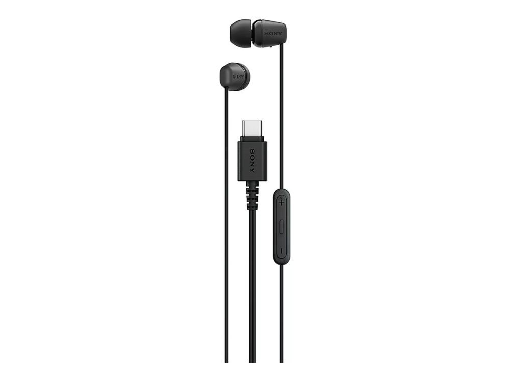 Belaidės ausinės Sony IER‑EX15C USB‑C Wired Earbuds with Mic, Black |