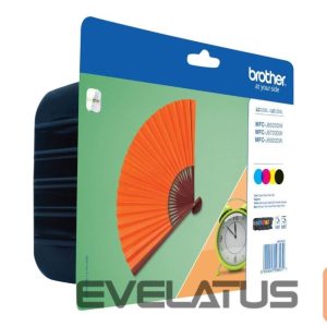 Eksploatacinės medžiagos spausdintuvams Brother  LC129XLVALBP | Ink Cartridge | Black, Cyan, Magenta, Yellow 
