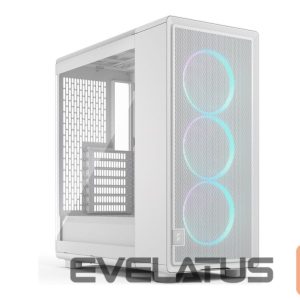Kompiuterio dėžė Fractal Design  Case | Epoch | White TG RGB Clear Tint | ATX | Power supply included No 