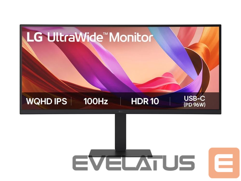 Monitoriai LG 34U650A-B | 34 " | IPS | 21:9 | 100 Hz | 5 ms | 3440 x 1440 pixels | 300 cd/m² | HDMI ports quantity 2