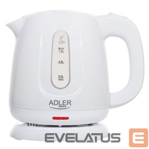 Virdulys Adler  Kettle | AD 1373 | Electric | 850 W | 1 L | Polypropylene | 360° rotational base | White 