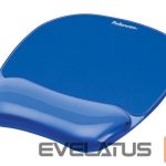 Kompiuterio pelė Fellowes  Mouse pad with wrist support CRYSTAL, blue 