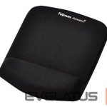 Kompiuterio pelė Fellowes  Mouse pad with wrist support PlushTouch, black 