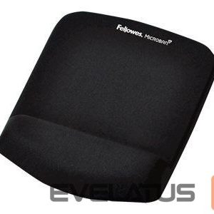 Kompiuterio pelė Fellowes  Mouse pad with wrist support PlushTouch, black 