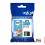 Eksploatacinės medžiagos spausdintuvams Brother  LC421C Ink Cartridge Cyan | 