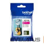 Eksploatacinės medžiagos spausdintuvams Brother  LC421XLM Ink Cartridge, Magenta | 