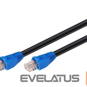 Kabelis Goobay  CAT 6 Outdoor Patch Cable, U/UTP, 40 m, Black 