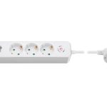 Grandinės pertraukiklis Goobay  41264 3-Way Power Strip with Switch and USB | Sockets quantity 3 