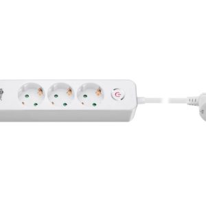Grandinės pertraukiklis Goobay  41264 3-Way Power Strip with Switch and USB | Sockets quantity 3 