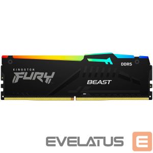 DDR4 atmintis Kingston  Kingston DRAM 16GB 6000MT/s DDR5 CL36 DIMM (Kit of 2) FURY Beast RGB EXPO 
