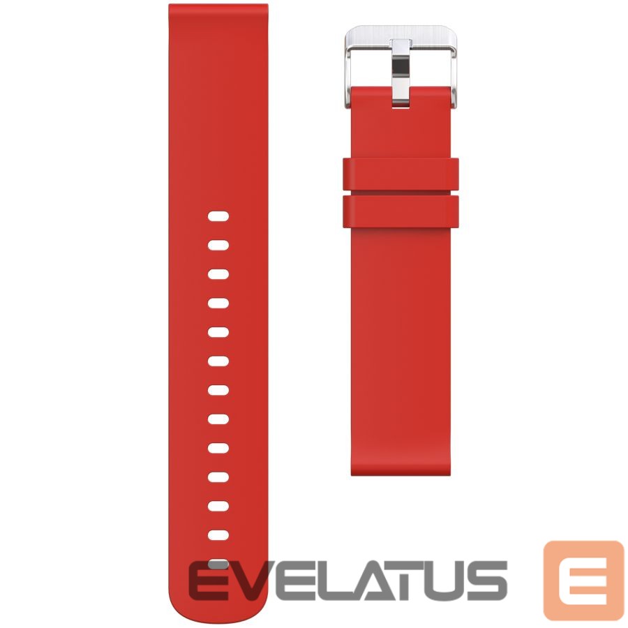 Išmanusis laikrodis Canyon CANYON smart watch Chatter SW-58 BT-CALL Silver Red