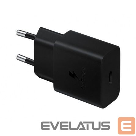 Adapteriai Samsung 15W Adapter wo cable Black