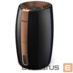 Oro valytuvas Philips  HU2718/10	 Humidifier, 17 W, Water tank capacity 2 L, Suitable for rooms up to 32 m², NanoCloud technology, Humidification capacity 200 ml/hr,  Black/Copper 