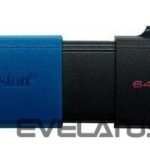 USB atmintinė Kingston  USB 3.2 Flash Drive DataTraveler Exodia M 64 GB, USB 3.2, Black/Blue 
