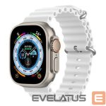Dirželis Dux Ducis Apple Silicone Strap for Apple Watch 42/44/45/46/49MM White