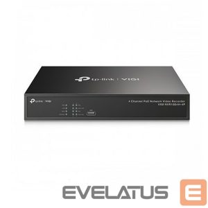 stebėjimo priedai TP-Link  NET VIDEO RECORDER 4CH/VIGI NVR1004H 