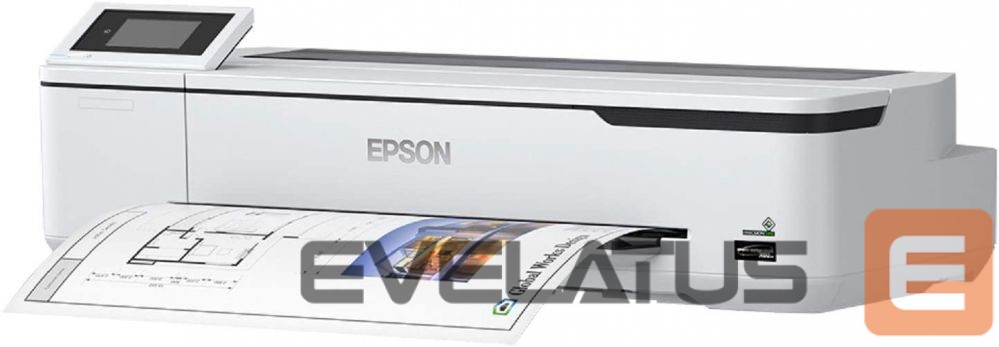 Spausdintuvai EPSON Wireless Printer SureColor SC-T2100 Colour, Inkjet, A1, Wi-Fi, White