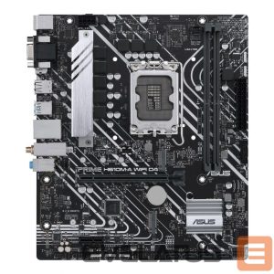 Intel procesoriaus pagrindinė plokštė Asus  PRIME H610M-A WIFI D4 Processor family Intel, Processor socket  LGA1700, DDR4 DIMM, Memory slots 2, Supported hard disk drive interfaces 	SATA, M.2, Number of SATA connectors 4, Chipset  Intel H610, mATX 