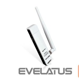 Kabelis TP-Link  USB 2.0 Adapter TL-WN722N 2.4GHz, 802.11n, 150 Mbps, 1xDetachable antenna 4dBi 