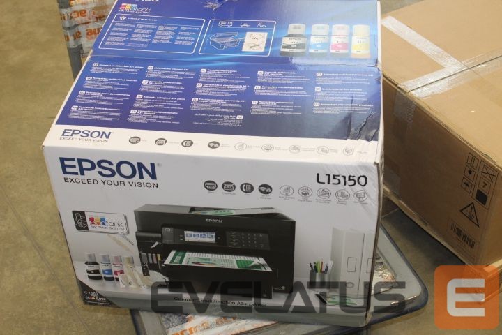 Spausdintuvai EPSON SALE OUT. EcoTank L15150 Pint Scan Copy Fax EcoTank L15150 Colour, Inkjet, Multicunctional Printer, A3+, Wi-Fi, Black, DAMAGED PACKAGING