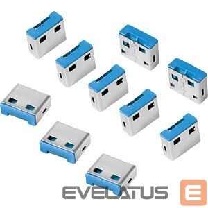 Kitas kompiuterio priedas Logilink  10 Locks AU0046 Blue 