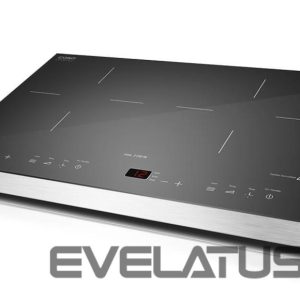 Elektrinė orkaitė Caso  Free standing table hob S-Line 3500 Number of burners/cooking zones 2, Sensor-Touch, Black, Induction 
