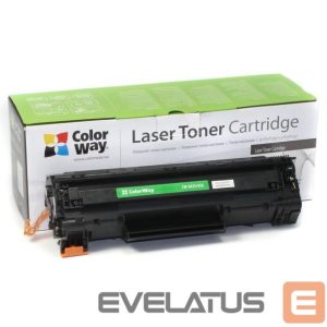 Eksploatacinės medžiagos spausdintuvams ColorWay  Toner Cartridge, Black, HP CB435A/CB436A/CE285A; Canon 712/713/725 