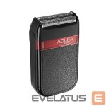 Skustuvas Adler  Shaver AD 2923 Cordless, Charging time 1 h, Operating time 45 min, Wet use, NiMH, Number of shaver heads/blades 1, Black 