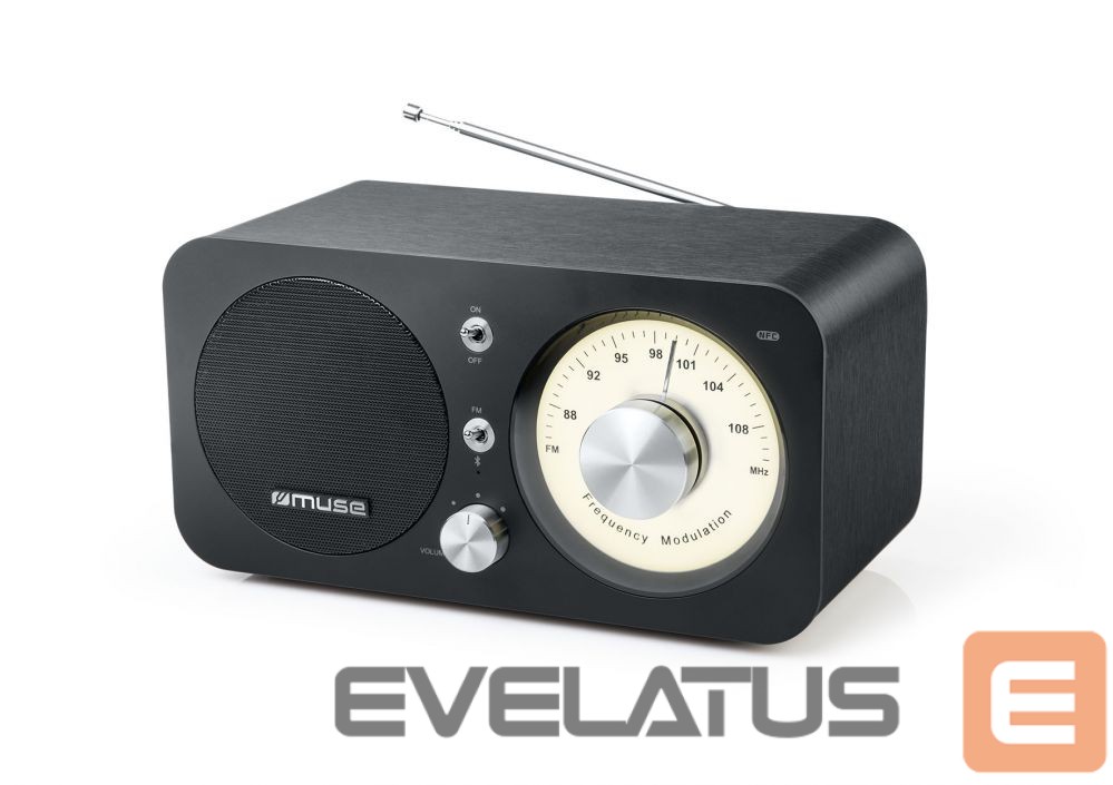 Interaktyvus sprendimas Muse M-095 BT Radio, Bluetooth / NFC, Portable, Black