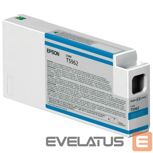 Eksploatacinės medžiagos spausdintuvams EPSON UltraChrome HDR T596200 Ink cartrige, Cyan