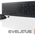 Kompiuterio klaviatūra Lenovo  Wireless Combo Keyboard & Mouse 510 2.4 GHz Wireless via Nano USB, Keyboard layout English, Black 