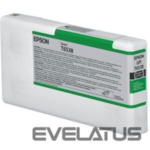 Eksploatacinės medžiagos spausdintuvams EPSON  T653B Ink Cartridge, Green 